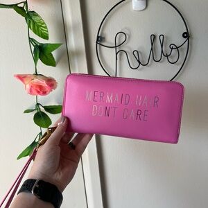 Fossil Wallet Pink- Mermaid Hair Don’t Care